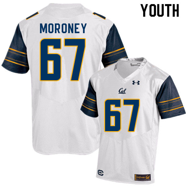 Youth #67 Colin Moroney Cal Bears College Football Jerseys Sale-White - Click Image to Close